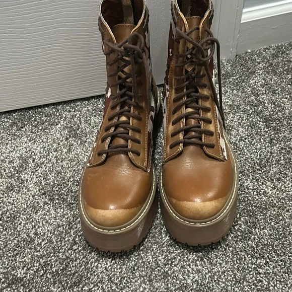 cow print steve madden booties - Picture 2 of 4